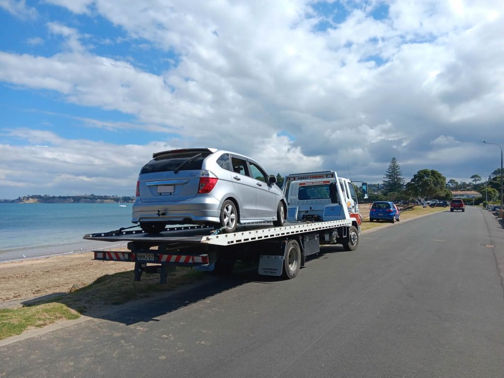 Coast Towing & Recovery tow truck in Warkworth, New Zealand